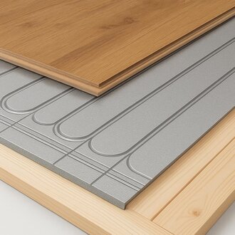 Trockenbau Fußbodenheizung 0,72 m² – kein Estrich – 30mm – 16er Rohr SOFORT