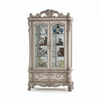Vitrine Anrichte Schränke Design Italienische Möbel Schrank Luxus Barock Holz