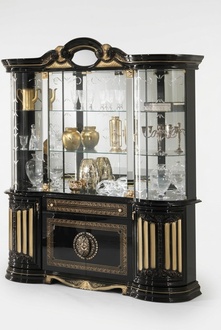 Vitrine Glas Schrank Wohnzimmer Schaufenster Vitrinen Italienische Möbel