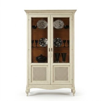 Vitrine Holz Luxus Schränke Klassische Anrichte Design Möbel Italienische