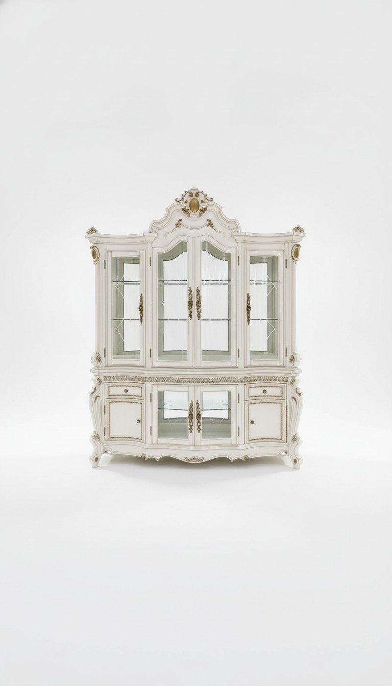 Vitrine Schrank Vitrinen Deko Wohnzimmer Schau Schränke Barock Design