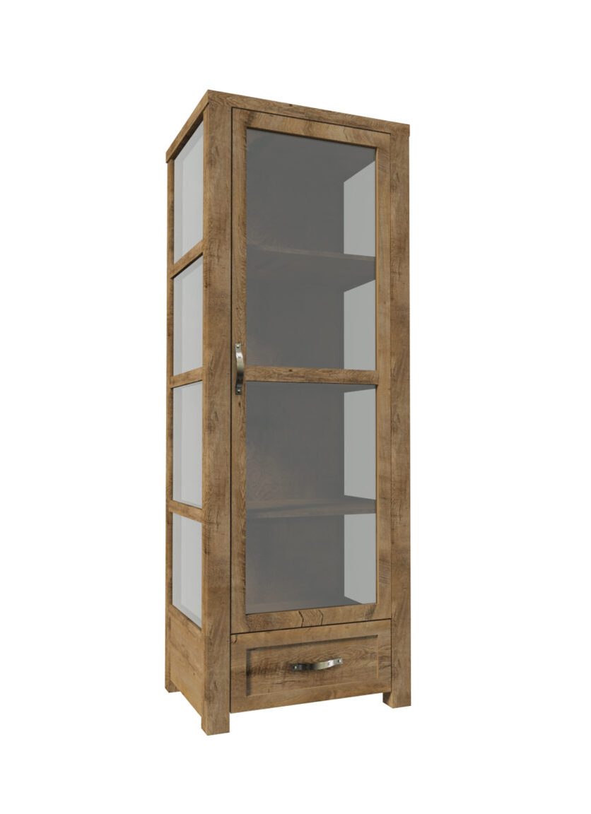 Vitrine Glasvitrine Küchenbuffet Vitrinenschrank Regalschrank Anrichte Sofort