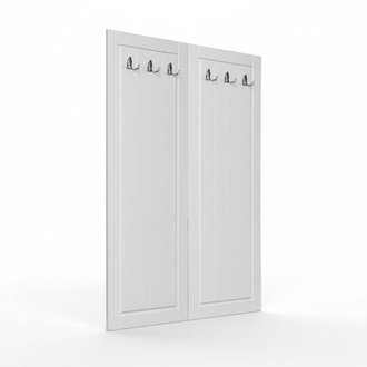 Wand Garderobe Ständer Garderobenständer Diele Hacken Holz Aufhänger Landhaus