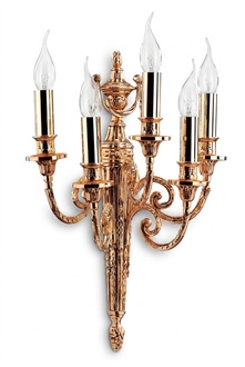 Wandleuchte Wandlampe Lampen Wand Leuchten Kerzen Gold Wandlampen Leuchte