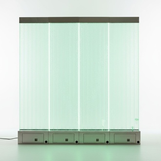 Wandpaneel LED Wasserwand Wasser Wände Wasser Modern Blasen Dekorative Wand