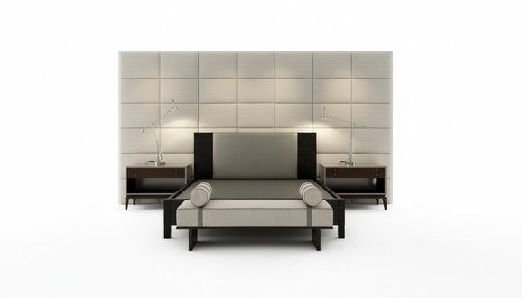 Wandverkleidung 3D Designer Wandpaneel Paneel Leder Polster Wand Gepolsterte