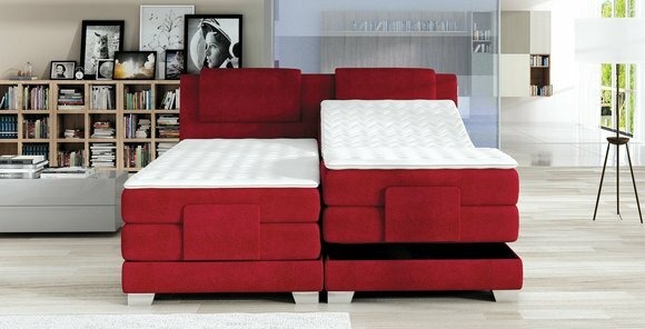 BOXSPRINGBETT DESIGN BETT TOPPER FEDERKERN DOPPELBETT