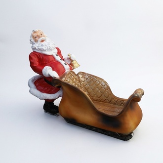 Weihnachtsmann Figur Statue 50 cm Deko Figuren Dekoration Nikolaus