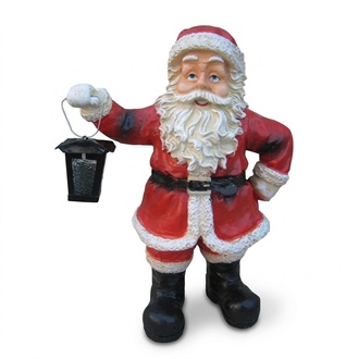 Weihnachtsmann Nikolaus Weihnachts Haus Dekoration Schlitten Figur