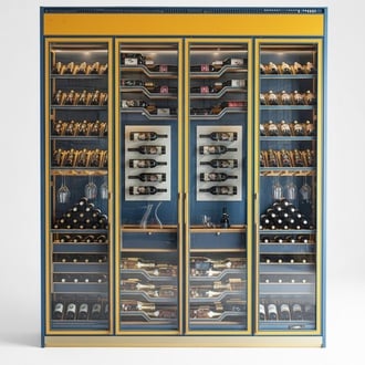 Weinkühlschrank Weinlagerschrank Weinschrank Weinmöbel Flaschenregal