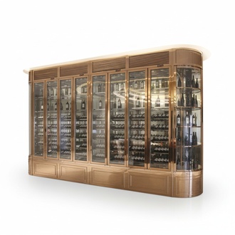 Weinschrank Vitrine Weinregal Glasschrank Weinkühlschrank Flaschenregal