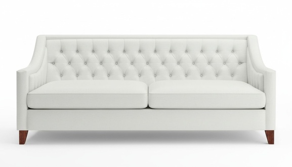 Weiß Dreisitzer Chesterfield Modern Design Couch Textil Sofa Neu Original Möbel
