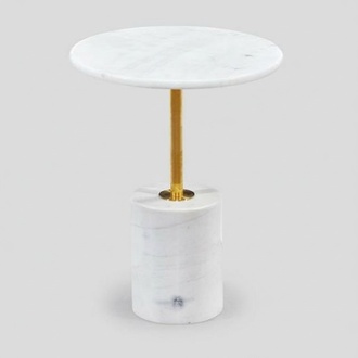 Weißer Runder Beistelltisch Kaffeetisch Wohnzimmer Tische Couchtische Tisch