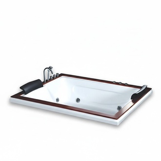 Whirlwanne Whirlpool Blubberbad Hydromassagewanne Spa-Bad 180x150 cm