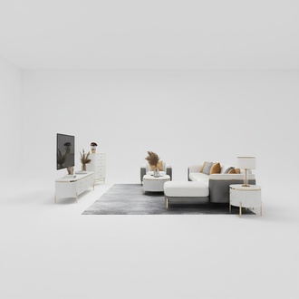 Wohnlandschaft L-Form Ecksofa Design Couch Polster Leder Garnitur Sofa