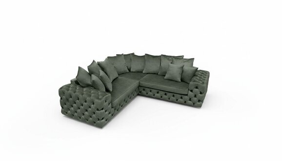 Wohnlandschaft L-Form Ecksofa Couch Design Polster Textil Garnitur Sofa Ecke Neu