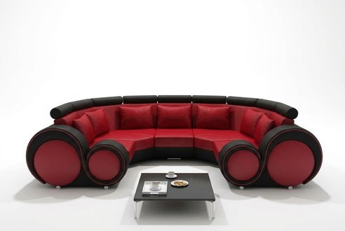 Wohnlandschaft Textil Couch Microfaser Polstergarnitur XXL Neu Sofa Stoff USB
