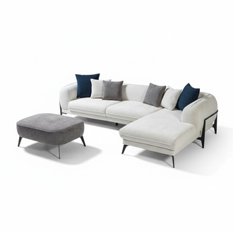 Wohnzimmer Ecksofa L-Form Polstersofas Luxus Modern Möbel Sofa Couch