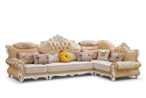 Wohnzimmer Ecksofa Sofas L-Form Sofa Ecke Luxus Eckgarnitur braun