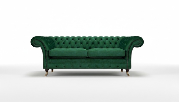 Wohnzimmer Grün Sofa Zweisitzer Textil Couch Polstermöbel Einrichtung Neu