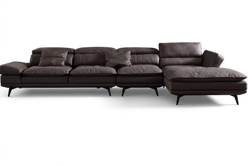 Wohnzimmer L-Form Modern Braun Design Sofas Neu Ecksofa Polsterung