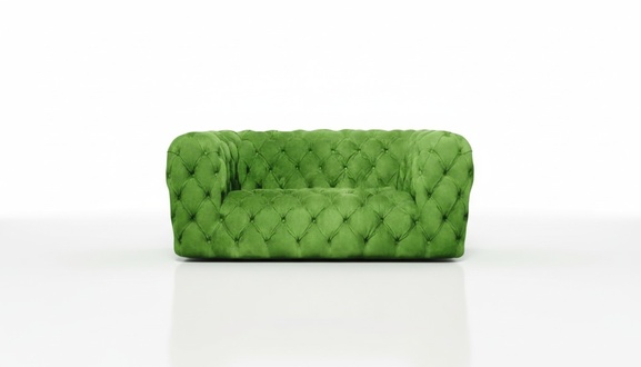 Wohnzimmer Modern Sitzmöbel Sofa Couch Zweisitzer Luxus Einrichtung Chesterfield
