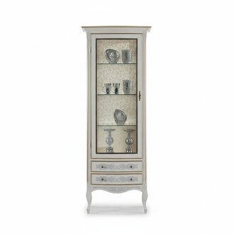Wohnzimmer rtv Vitrine tv Sideboard Schrank Tisch Vitrinen Holz Möbel Set 3tlg
