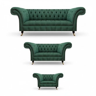 Wohnzimmer Set 3tlg Sofagarnitur Luxus Sofas Neu Polstermöbel Textil