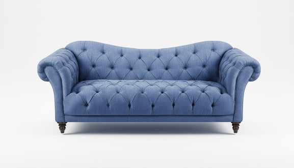 Wohnzimmer Sofa Zweisitzer Couch Chesterfield Designer Polstermöbel Neu