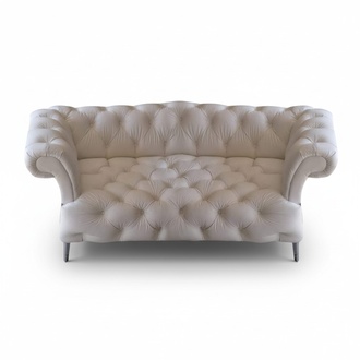 Wohnzimmer Sofa Zweisitzer Couch Polster Leder Modern Polstermöbel Chesterfield