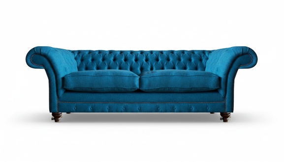 Wohnzimmer Textil Sofa zweisitzer Couch Einrichtung Sitz Möbel Chesterfield