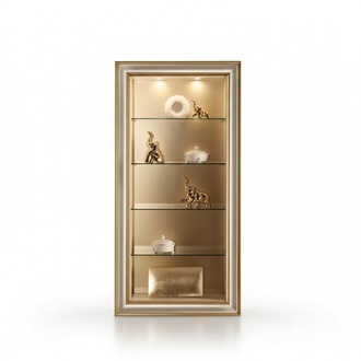Wohnzimmer Vitrine Bücher Regal Glasschrank Klassische Möbel Regale
