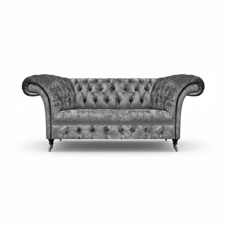 Wohnzimmer Zweisitzer Sofa Couch Modern Chesterfield Polstermöbel Neu