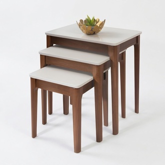 Wohnzimmertisch Couchtisch Satztisch Beistelltisch Design Zeitlos