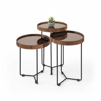 Wohnzimmertisch Couchtisch Sofatisch Beistelltisch Elegant 3tlg.