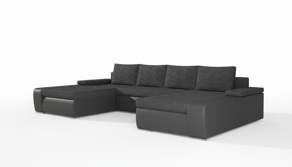 XXL Big Schlafsofa Relax Wohnzimmer Ecksofa Garnitur Polster Couch Eckgarnitur