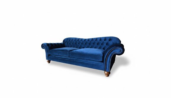 xxl Big Sofa Couch Chesterfield 240cm Polster Sofas 4 Sitzer Leder Textil