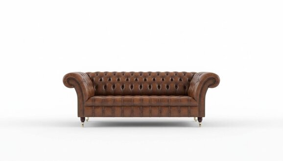 XXL Braune Designer Sofa Couch Polster 3 Sitzer Big Sofas Couchen