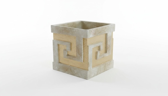 XXL Deko Vase Blumen Design Tisch Dekoration Topf Antik Raum Vasen