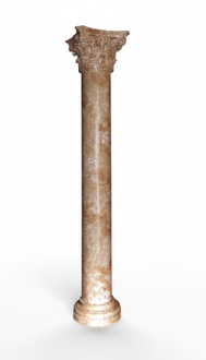 XXL Griechische Säule 300cm Groß Stil Design Säulen Luxus Stützen Antik