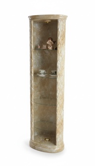 XXL Medusa Antik Stil Vitrine Bar Boden Dekor Vase Schrank Vintrinen Säule