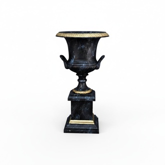 XXL Vase Tisch Figur Dekoration Dekorative Vasen Antik Stil Kelch Skulptur