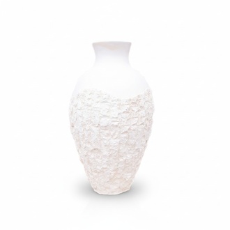 XXL Vase Tisch Dekoration Dekorative Vasen Skulptur Antik Stil Figur Kelch