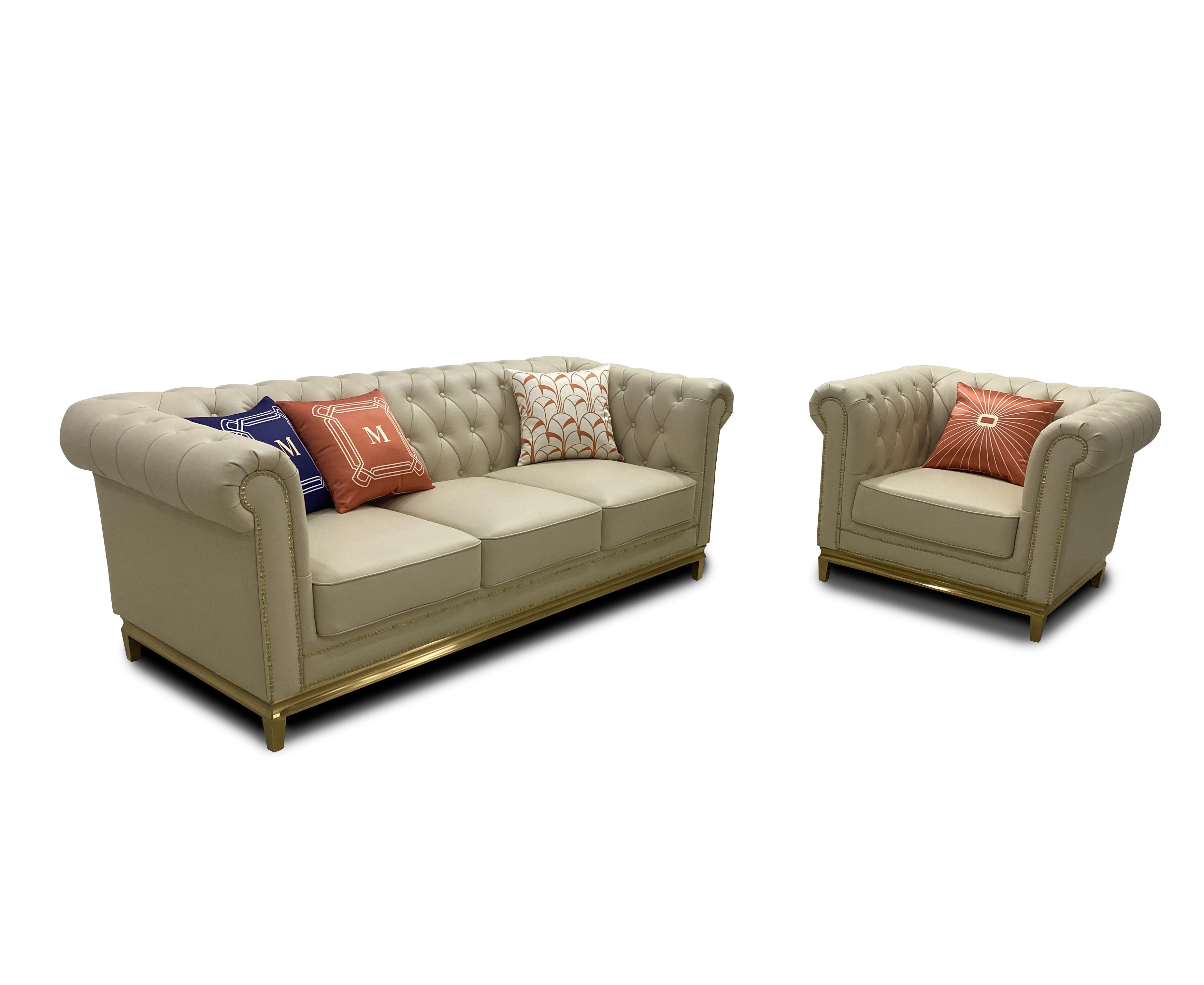 Klassische Luxus Chesterfield 3+2+1 Sitzer Sofa Set Polstermöbel Sofas Sofas Neu
