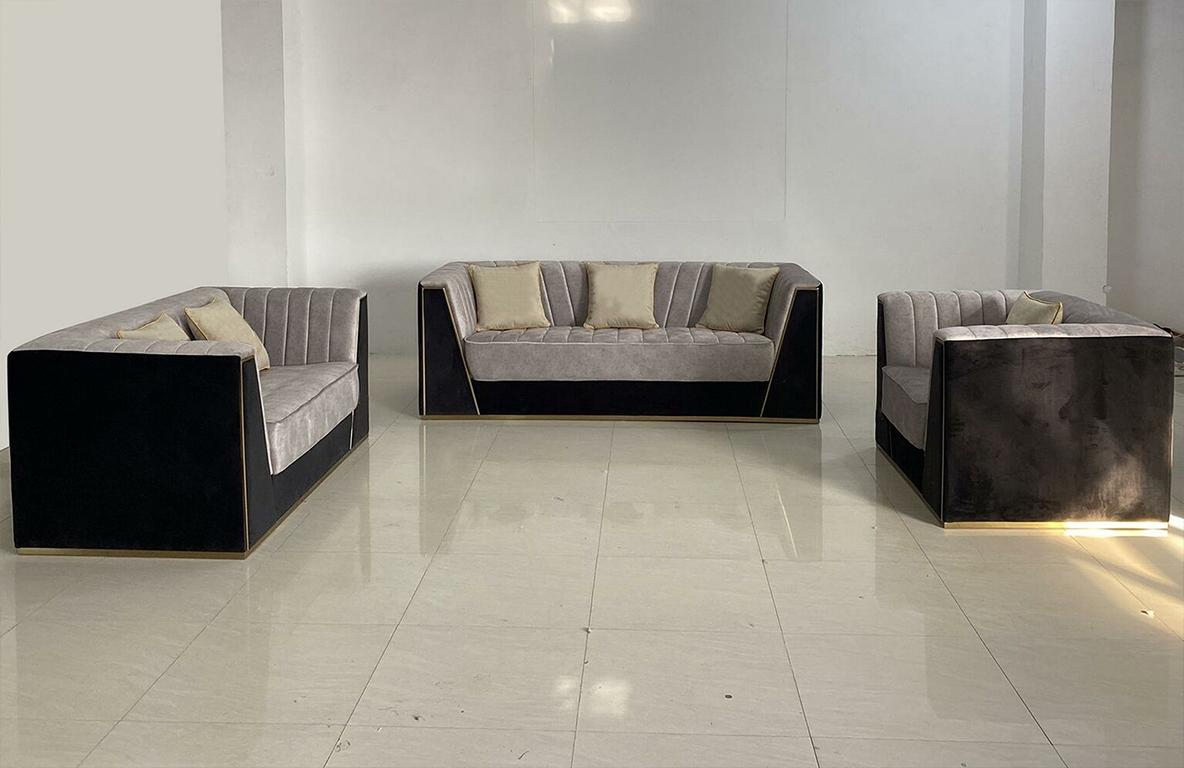 Design Sofas Polstermöbel Sofas Modern Luxus elegant Sitzgarnitur 3+2+1 Sitzer