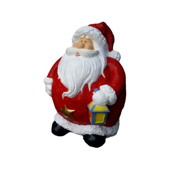 Weihnachtsmann Figur Statue Nikolaus Dekor Figuren Dekoration Skulptur
