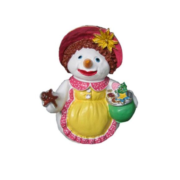 Schneemann Figur Statue Deko Figuren Deko Skulptur 32cm Winter Neu