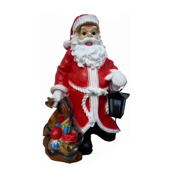 Weihnachtsmann Figur Statue Deko Figuren Deko Skulptur 75cm Winter