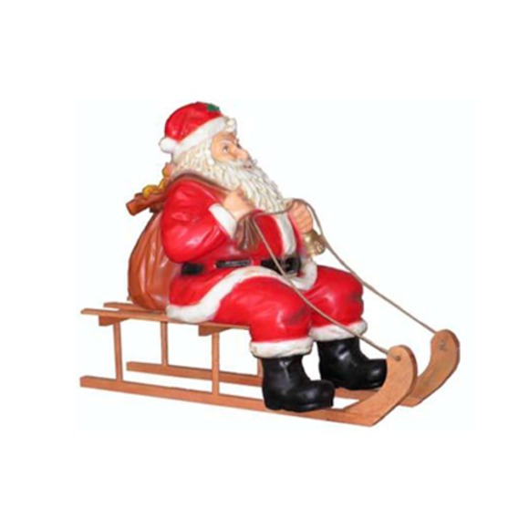 Weihnachtsmann Nikolaus Weihnachts Deko Haus Dekoration Schlitten