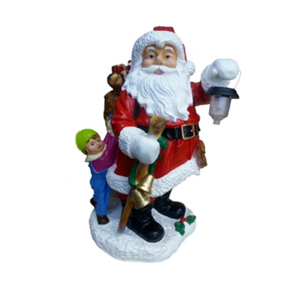 Weihnachtsmann Figur Statue Deko Figuren Deko Nikolaus Skulptur 75cm